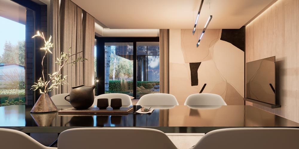 Aranżacja wnętrza mieszkania - Żeromskiego Residence. Sieradz, Krasawna/Żeromskiego. Gradomska Architekci