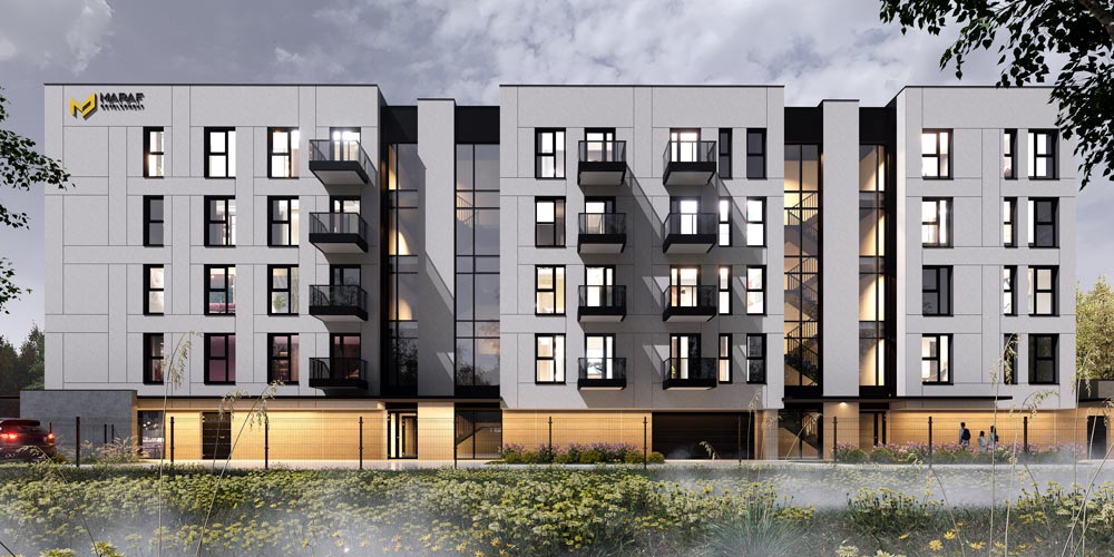 Budynek wielorodzinny Nova Staffa Zgierz. Gradomska Architekci.